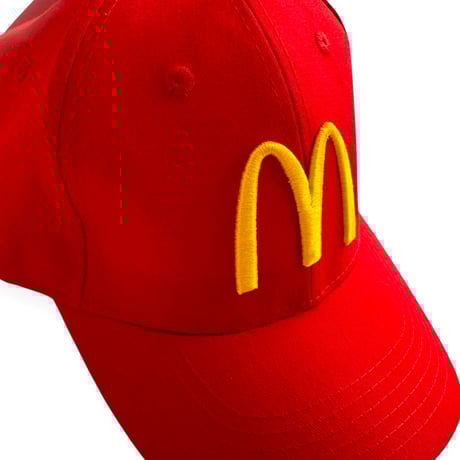 McDonald's　CAP LOGO RED　マクドナルド　ロゴ キャップ　レッド