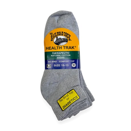 RAILROAD SOCK / Health Trak Therapeutic Socks  QUARTER 3pair　レイルロードソック　クォーターソックス 靴下　MADE IN USA