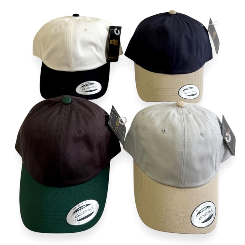 FLEXFIT別注 Low-Profile Cotton Twill 2Tone Cap フ