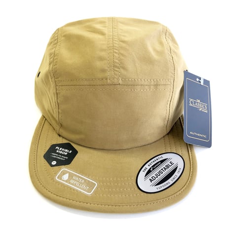 FLEXFIT　5panel CAP　KHAKI　キャップ　5パネル　コットンナイロン