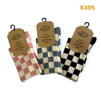 WELD MFG  KIDS  CHECKERBOARD SOCKS　ウェルド チェッカー　靴下　ソックス　キッズ　子供用
