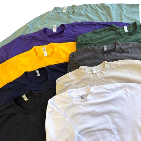 LOS ANGELES APPAREL　6.5oz Garment Dye CREW S/S TEE ロサンゼルスアパレル 半袖　Tシャツ　MADE IN USA