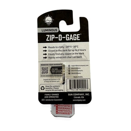 NASA  LUMA ZIP　ナサ　温度計　キーホルダー　蓄光　GLOW