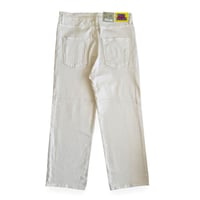 NEO BLUE　OFF WHITE  Baggy Jeans　ネオブルー　バギーデニムパンツ　オフホワイト