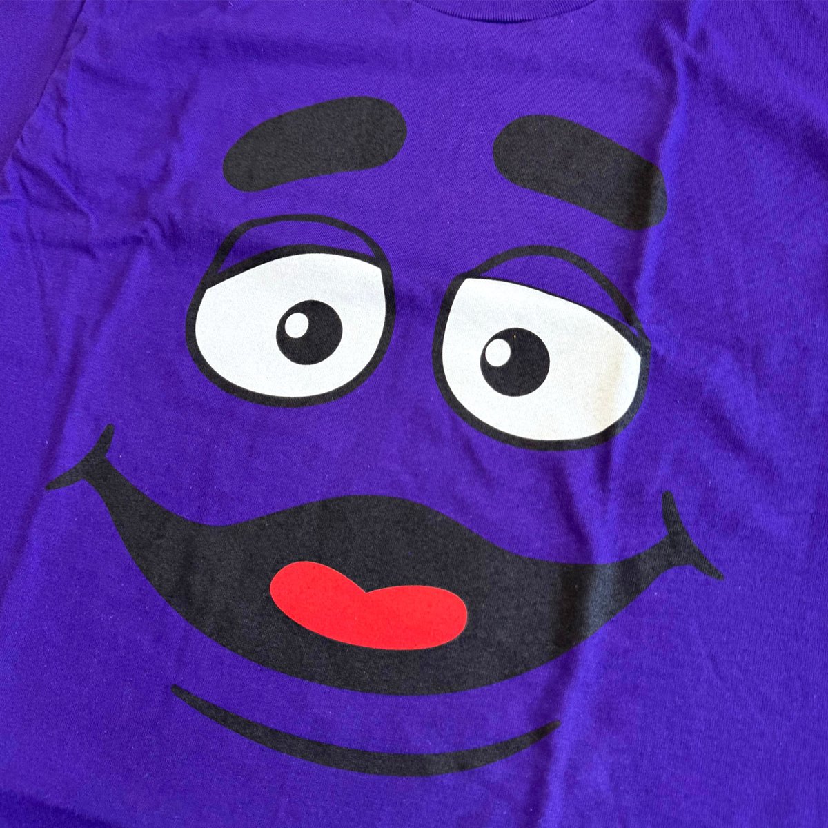 McDonald's GRIMACE FACE TEE マクドナルド グリマス Tシャツ |