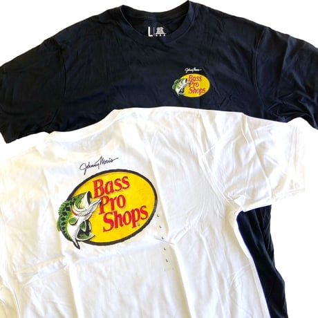 BASS PRO SHOPS　Johnny Morris Woodcut　TEE　バスプロショップス　Tシャツ