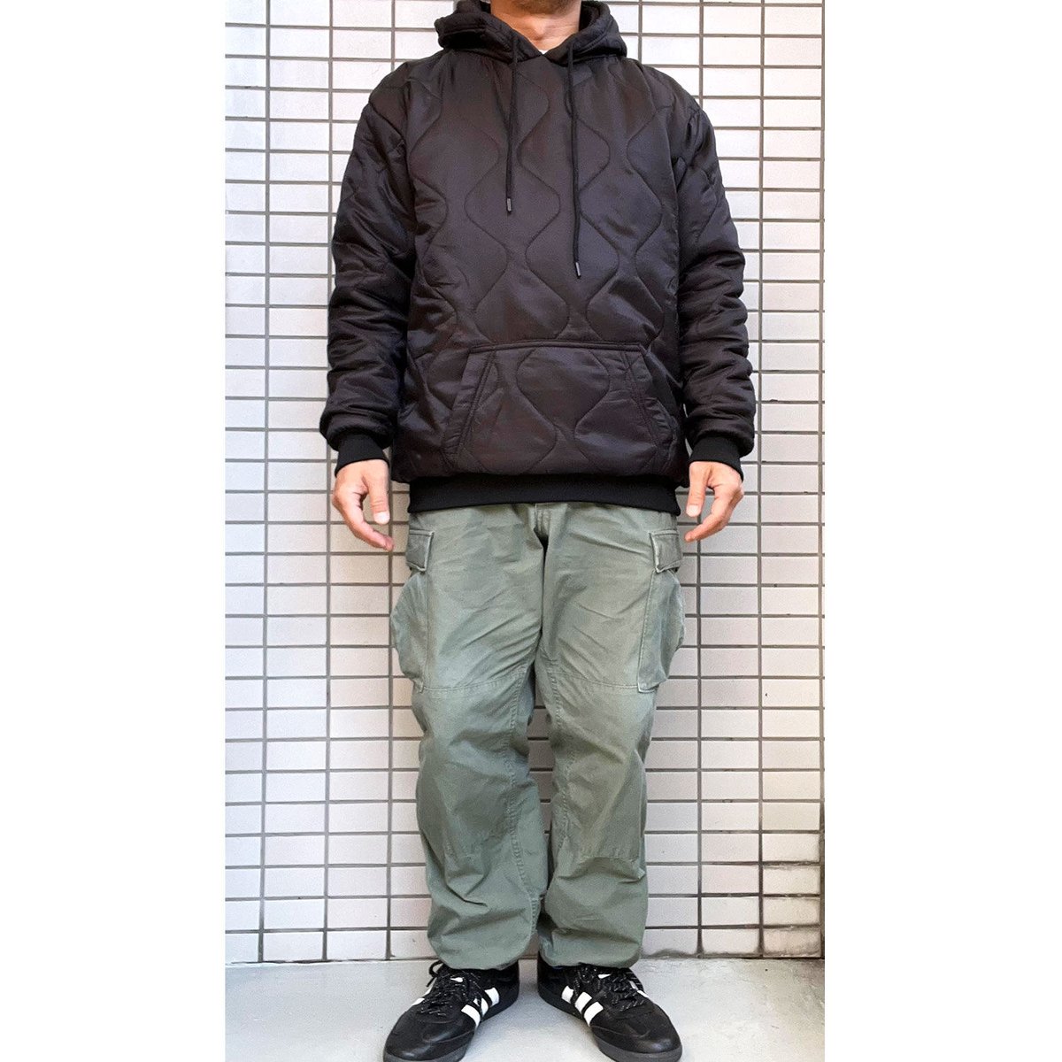 美品❗️ROBERTO P 毛深く ❗️キルティングジャケット グレー系サイズ 