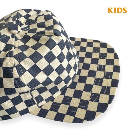 WELD MFG  KIDS　CHECKERBOARD CAP 　ウェルド　チェッカー　キャップ　キッズ　子供用