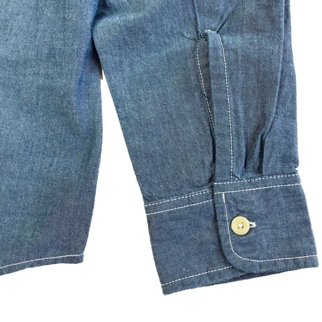CAMCO（カムコ） CHAMBRAY WORK L/S Shirts BLUE　長袖　シャンブレーシャツ