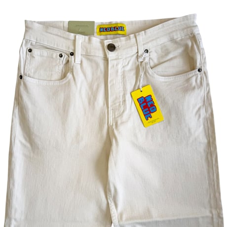 NEO BLUE　OFF WHITE  Baggy Jeans　ネオブルー　バギーデニムパンツ　オフホワイト
