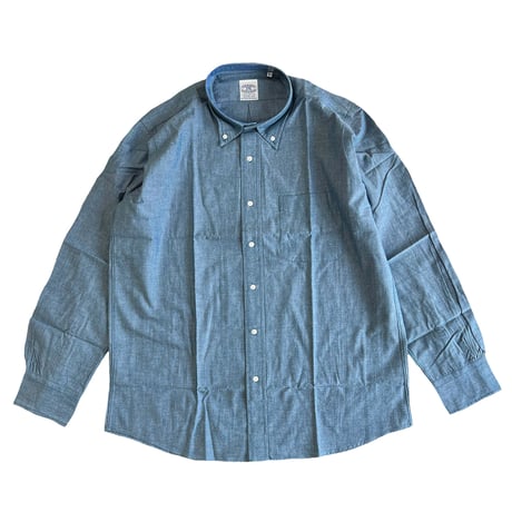 THE BAGGY　 CHAMBRAY B.D L/S SHIRTS　バギー　シャンブレー ボタンダウン  シャツ 長袖