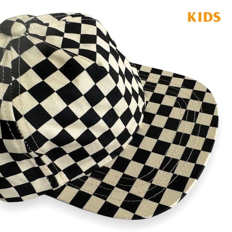 WELD MFG  KIDS　CHECKERBOARD CAP 　ウェルド　チェッカー　キャップ　キッズ　子供用