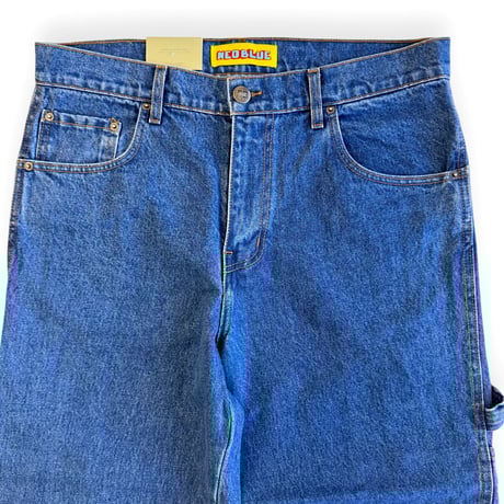 NEO BLUE  Carpenter Baggy Jeans 　Medium Blue　ネオブルー　デニムパンツ　ペインター　カーペンター MADE IN USA
