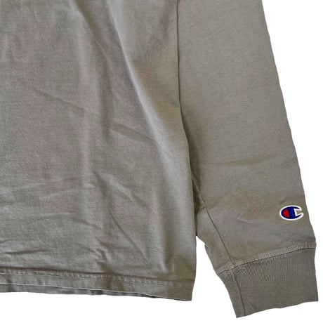 CHAMPION 6oz Garment Dyed L/S TEE　チャンピオン　ガーメントダイ 後染め 長袖 Tシャツ　ロンT