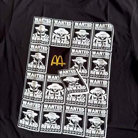 McDonald's　WANTED HAMBURGLAR TEE　マクドナルド　ハンバーグラー　Tシャツ