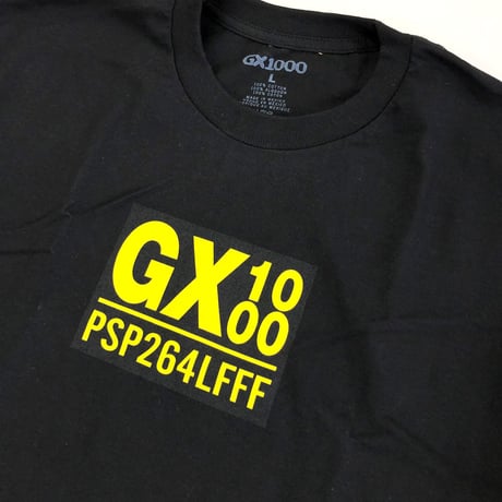 GX1000　PSP264LFFF　TEE　BLACK　 Tシャツ