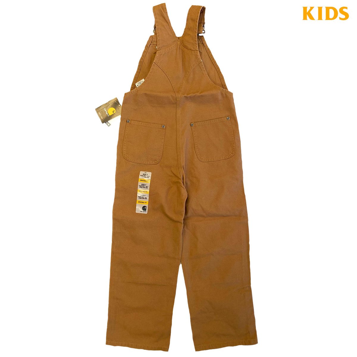 新品！！　carhartt キッズオーバーオール　ブラウン 楽天市場】CARHARTT KIDS カーハートキッズ ブラウンダック
