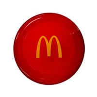 McDonald's　FLYING DISC　マクドナルド フライングディスク　レッド　フリスビー