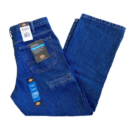 DICKIES  Relaxed Fit Double Knee 6Pocket Work Denim SNB 　ディッキーズ　ダブルニーデニムパンツ　リラックスフィット