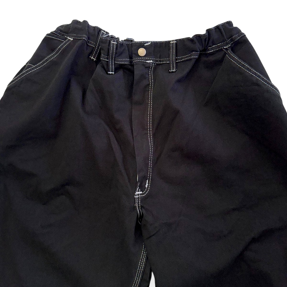 oddment BIG PAINTER DYED BLACK オッドメント ペインターパンツ