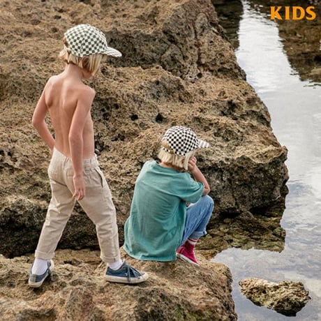 WELD MFG  KIDS　CHECKERBOARD CAP 　ウェルド　チェッカー　キャップ　キッズ　子供用