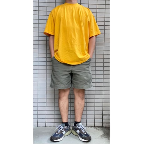 LOS ANGELES APPAREL　6.5oz Garment Dye CREW S/S TEE　NAVY　ロサンゼルスアパレル　Tシャツ　MADE IN USA