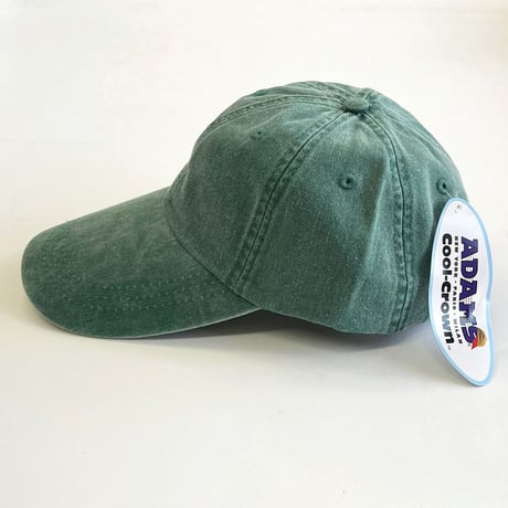 adams 6-Panel Cotton Twill Pigment-Dyed Cap　LONGBILL　アダムス　ピグメントダイ キャップ　ガーメントウォッシュ ロングビル