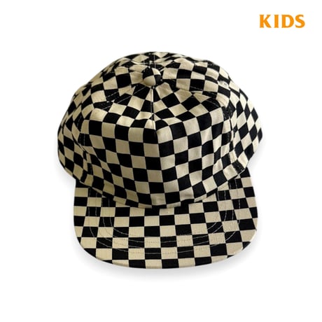WELD MFG  KIDS　CHECKERBOARD CAP 　ウェルド　チェッカー　キャップ　キッズ　子供用