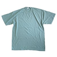 LOS ANGELES APPAREL　6.5oz Garment Dye CREW S/S TEE　ATLANTIC GREEN 　ロサンゼルスアパレル　Tシャツ　MADE IN USA