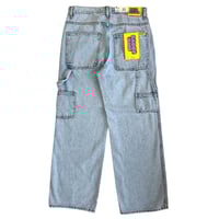 NEO BLUE  Carpenter Baggy Jeans　Pastel Blue ネオブルー　バギー　デニムパンツ　パステルブルー