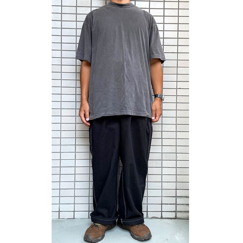 oddment BIG PAINTER DYED BLACK オッドメント ペインターパンツ
