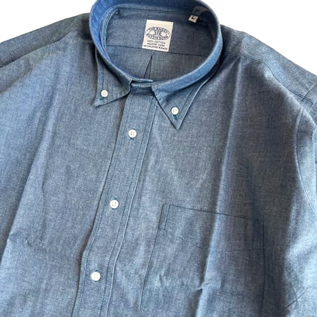 THE BAGGY　 CHAMBRAY B.D L/S SHIRTS　バギー　シャンブレー ボタンダウン  シャツ 長袖