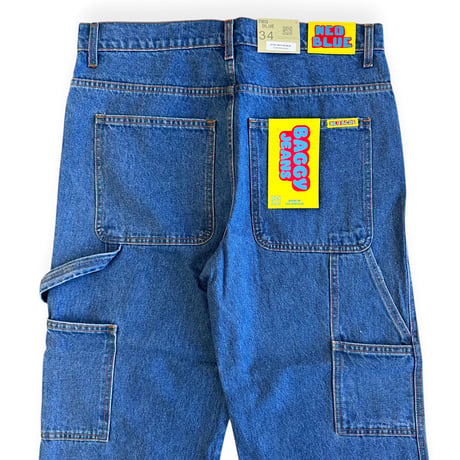 NEO BLUE  Carpenter Baggy Jeans 　Medium Blue　ネオブルー　デニムパンツ　ペインター　カーペンター MADE IN USA