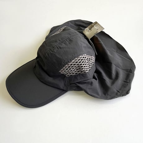 MEGA CAP　Taslon UV Cap　w/Hidden Flap　メガキャップ フラップ付き サイドメッシュ