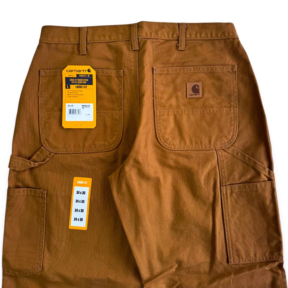CARHARTT Loose Fit Washed Duck Utility Work Pan
