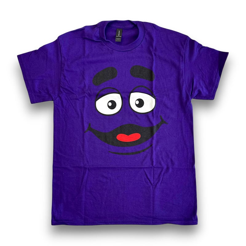 McDonald's 公式 グリマス Tシャツ XL 両面プリント McDonald's GRIMACE FACE TEE マクドナルド グリマス Tシャツ |