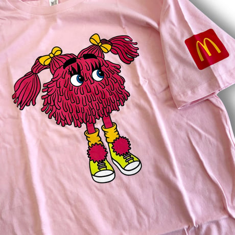 McDonald's　PINK FRY KID TEE　マクドナルド　フライキッド フライガール Tシャツ