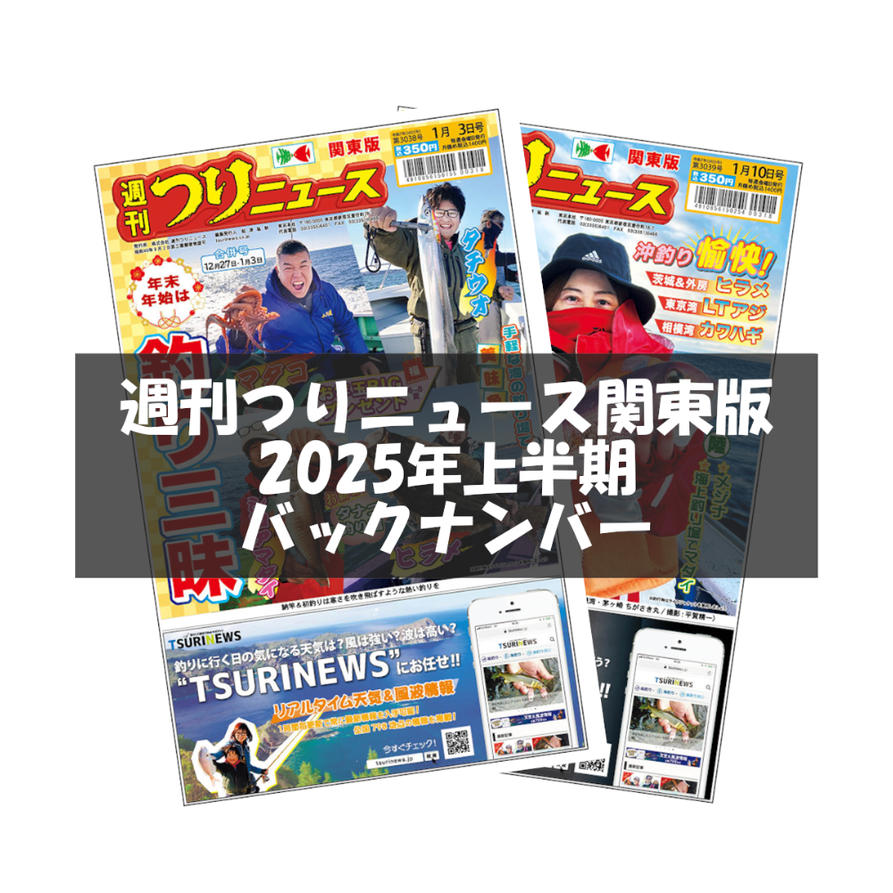 バックナンバー】週刊つりニュース関東版【2025年5月～6月分
