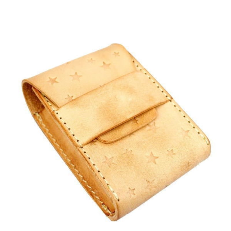 タバコケース 星 スタンピング 革 牛革 本革 レザー たばこケース