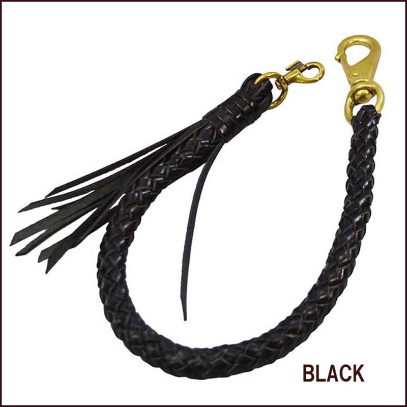 ウォレットコード レザーコード 8本編み 革 牛革 本革 栃木レザー