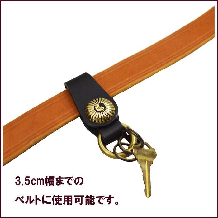 CALEE キーリング コンチョ 真鍮 CALEE キーリング 真鍮 イーグル