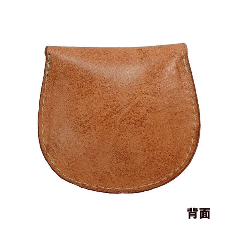 牛革コインケース ヌメ革 5セントコンチョ ヌメ革 焦がし 18072401