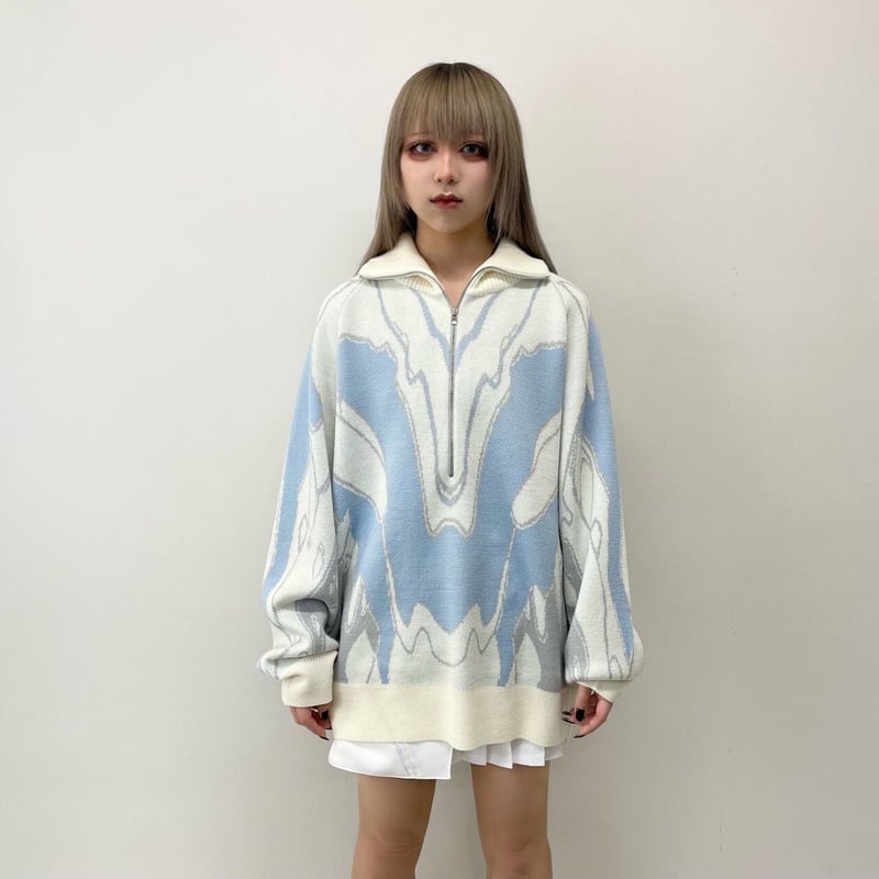 chloma ジャガードセーター