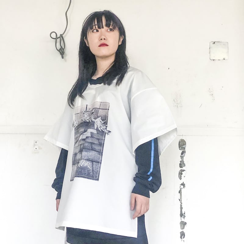 BALMUNG / グラフィックビッグT / POLYESTER / WHITE | SONAR