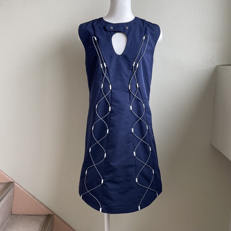 chloma / gene dress / ネイビー | SONAR