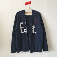 コットンミラノリブトッパーカーデ/NAVY
