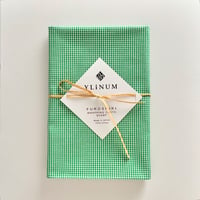 ギンガムチェックのマルチクロス（GREEN*WHITE）スカーフ・風呂敷