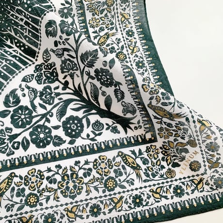 ALTHEA ハンカチ（Forest GREEN）