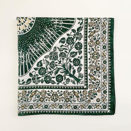 ALTHEA ハンカチ（Forest GREEN）