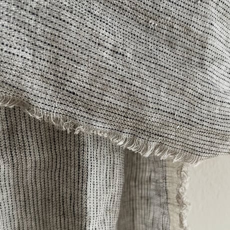 OATMEAL Linen Stole - リネン大判ストール | SANDÉMEREEN